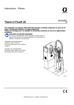 Graco 3A3346C, Therm-O-Flow 20 Mode d'emploi