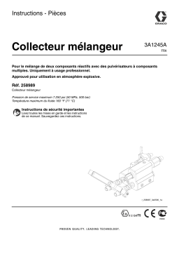 Graco 3A1245A, Mix Manifold Mode d'emploi