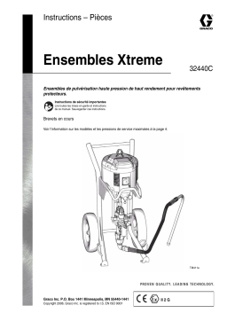 Graco 312440c, Xtreme Packages Manuel du propriétaire