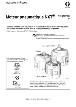 Graco 312377ZAH - NXT Air Motor Mode d'emploi