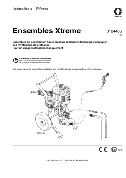 Graco 312440S - Ensembles Xtreme Mode d'emploi