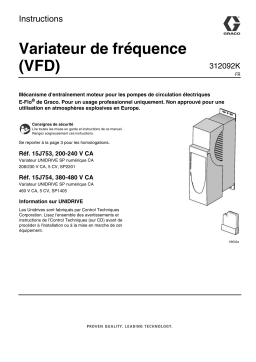 Graco 312092K - Variable Frequency Drive Mode d'emploi