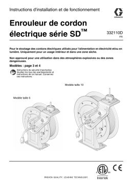 Graco 332110D, SD Electric Cord Reel Mode d'emploi