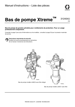 Graco 312454U - Xtreme Lowers Mode d'emploi