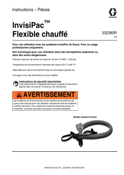 Graco 332390R, InvisiPac™ Flexible chauffé Mode d'emploi