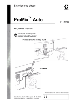 Graco ProMix Auto Serivce Manuel du propriétaire