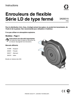 Graco 3A0001A, LD Series Hose Reels Mode d'emploi