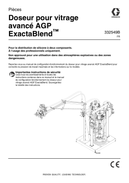 Graco 332549B - ExactaBlend AGP Advanced Glazing Proportioner, Parts Manuel du propriétaire