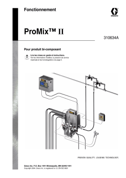 Graco 310634A ProMix II Manuel du propriétaire