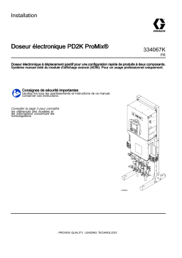 Graco 334067K, Doseur électronique PD2K ProMix® Manuel du propriétaire