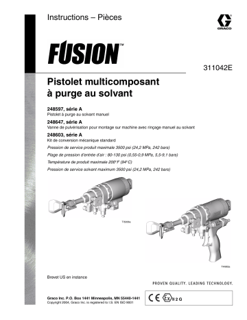 Graco 310648 Manuel du propriétaire | Fixfr