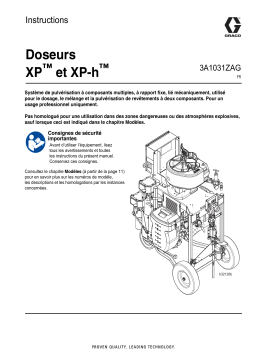 Graco 3A1031ZAG, Doseurs XP et XP-h Mode d'emploi