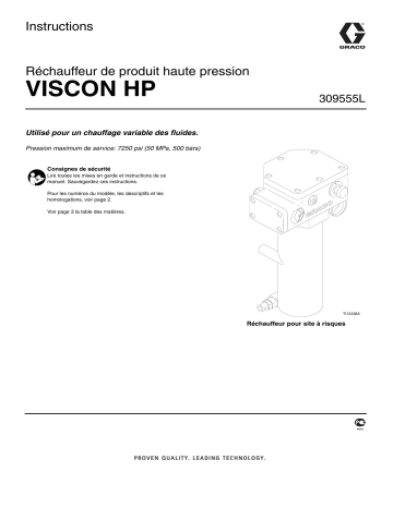 Graco 309555L - Viscon High Pressure Fluid Heater Manuel du propriétaire | Fixfr