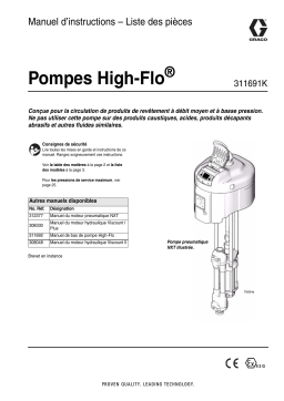 Graco 311691K - High-Flo Pumps Manuel du propriétaire