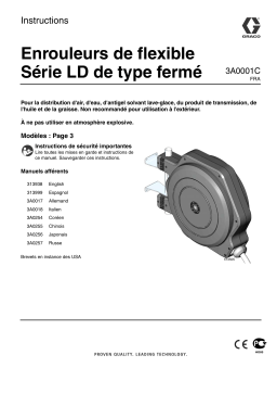 Graco 3A0001C, LD Series Hose Reels Mode d'emploi