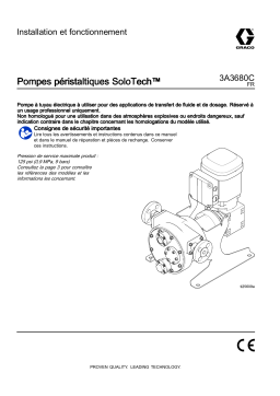 Graco 3A3680C, Pompes péristaltiques SoloTech Manuel du propriétaire