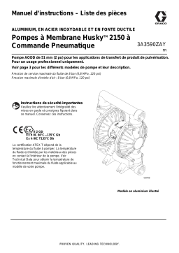 Graco 3A3590ZAY, Husky 2150 à Commande Pneumatique Mode d'emploi