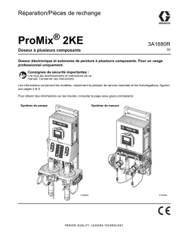 Graco 3A1680R, ProMix 2KE Doseur à plusieurs composants, Réparation/Pièces de rechange, français Manuel du propriétaire