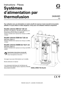 Graco 3A0649D, Warm Melt Supply Systems Mode d'emploi