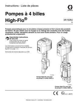 Graco 3A1528J - High-Flo 4-Ball Pumps Mode d'emploi