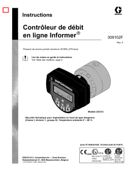 Graco 309102f , Contrôleur de débit Manuel du propriétaire