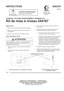 Graco 309233a , Kit de mise à niveau 244167 Manuel du propriétaire