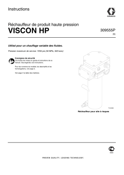 Graco 309555P - Viscon High Pressure Fluid Heater Mode d'emploi