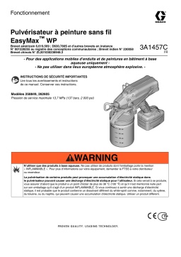 Graco 3A1457C, EasyMax WP Cordless Paint Sprayer Manuel du propriétaire