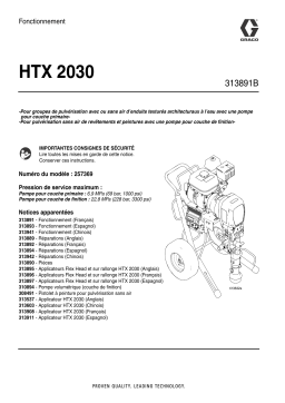 Graco 393891B, HTX 2030 258680 Manuel du propriétaire