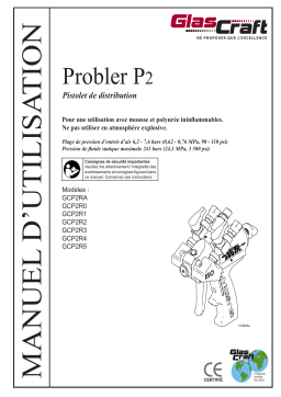 Graco 3A0472Z, Probler P2, Pistolet de distribution, GlasCraft Manuel du propriétaire