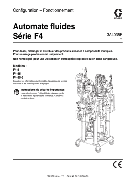 Graco 3A4035F, Automate fluides série F4 Mode d'emploi