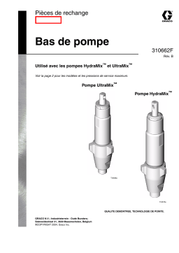 Graco 310662b , Bas de pompe Manuel du propriétaire