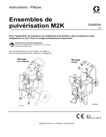 Graco 334853H, Ensembles de pulvérisation M2K Mode d'emploi | Fixfr