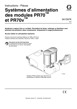 Graco 3A1597K, PR70 and PR70v Feed Systems Mode d'emploi