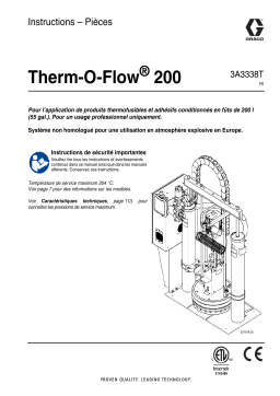 Graco 3A3338T, Therm-O-Flow 200 Mode d'emploi