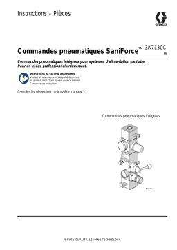 Graco 3A7130C, Commandes pneumatiques SaniForce Mode d'emploi