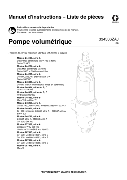 Graco 334336ZAJ Mode d'emploi