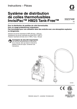 Graco 332374W - Système de distribution de colles thermofusibles InvisiPac HM25 Tank-Free Mode d'emploi