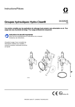 Graco 3A3282E, Groupes hydrauliques Hydra-Clean Mode d'emploi