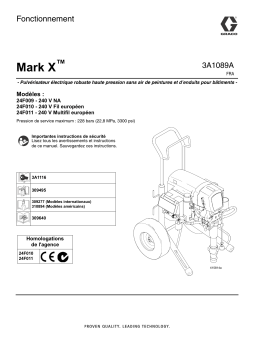 Graco 3A1089A, Mark X Manuel du propriétaire