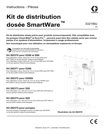 Graco 332199J - Kit de distribution dosée SmartWare Mode d'emploi | Fixfr