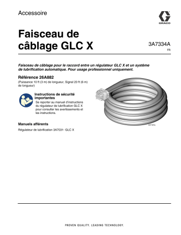 Graco 3A7334A, Faisceau de câblage GLC X, Français Manuel du propriétaire | Fixfr