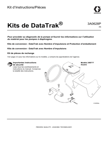 Graco 3A0628P, Kits de DataTrak, Kit d’ Mode d'emploi | Fixfr