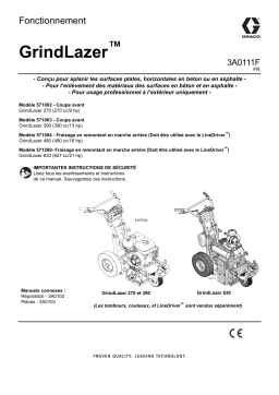 Graco 3A0111F, 571002, 571003, 571004, 3A0111, GrindLazer Manuel du propriétaire