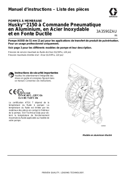 Graco 3A3590ZAU, Husky 2150 à Commande Pneumatique Mode d'emploi