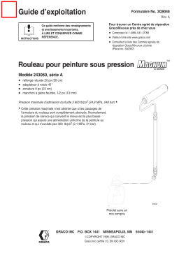 Graco 309048a , Rouleau pour peinture sous pression agnum Manuel du propriétaire