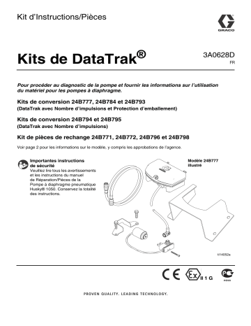 Graco 3A0628D, DataTrak Kits Mode d'emploi | Fixfr