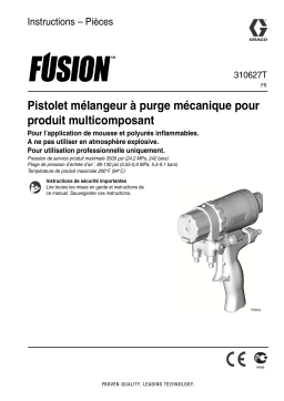 Graco 310627T - Fusion Spray Gun Mode d'emploi