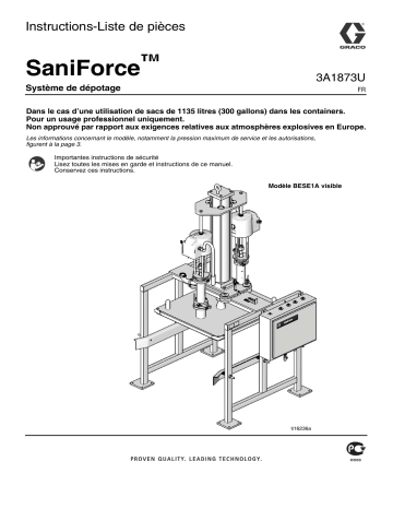 Graco 3A1873U, SaniForce Bin Evacuation System Mode d'emploi | Fixfr