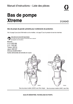 Graco 312454D, Xtreme Lowers Manuel du propriétaire